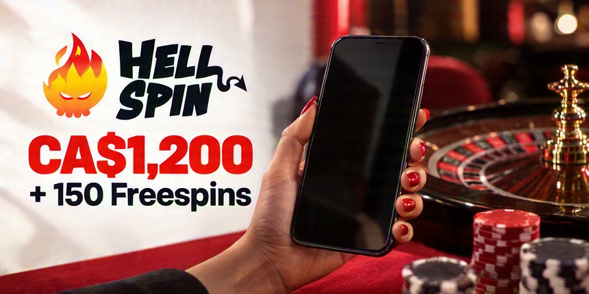 Roulette Hell Spin CA$1,200 + 150 Freespins