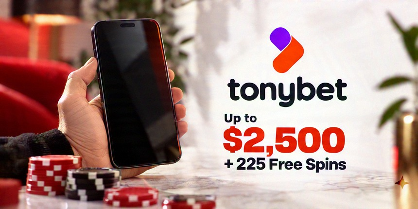 Mobile Casino Tonybet Up to $2,500 + 225 Free Spins