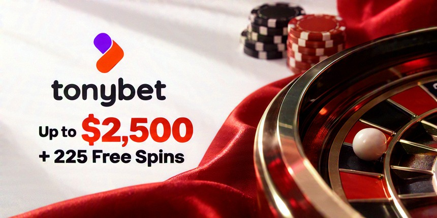 Roulette Tonybet Up to $2,500 + 225 Free Spins